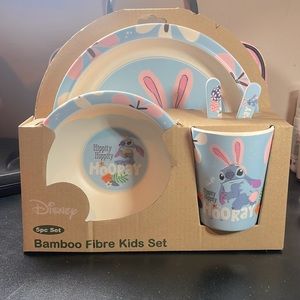 Disney Stitch Bamboo Fibre Kids Set
